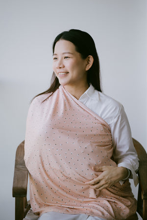 APRICOT BLOOM (Bamboo Multi-Purpose Nursing Cover)