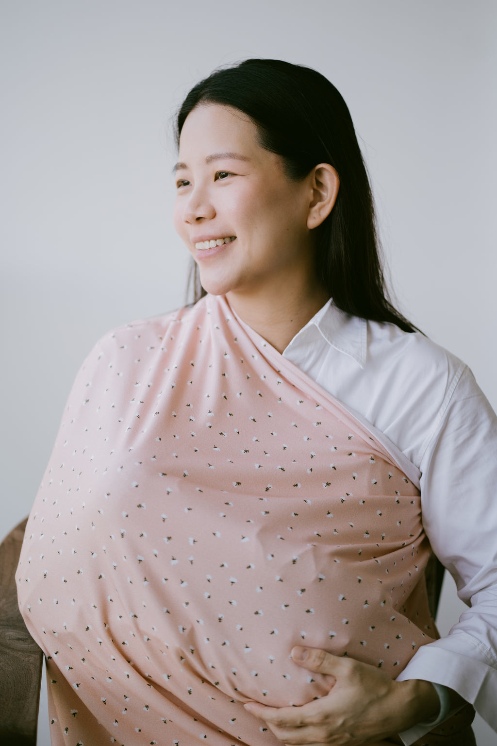 APRICOT BLOOM (Bamboo Multi-Purpose Nursing Cover)