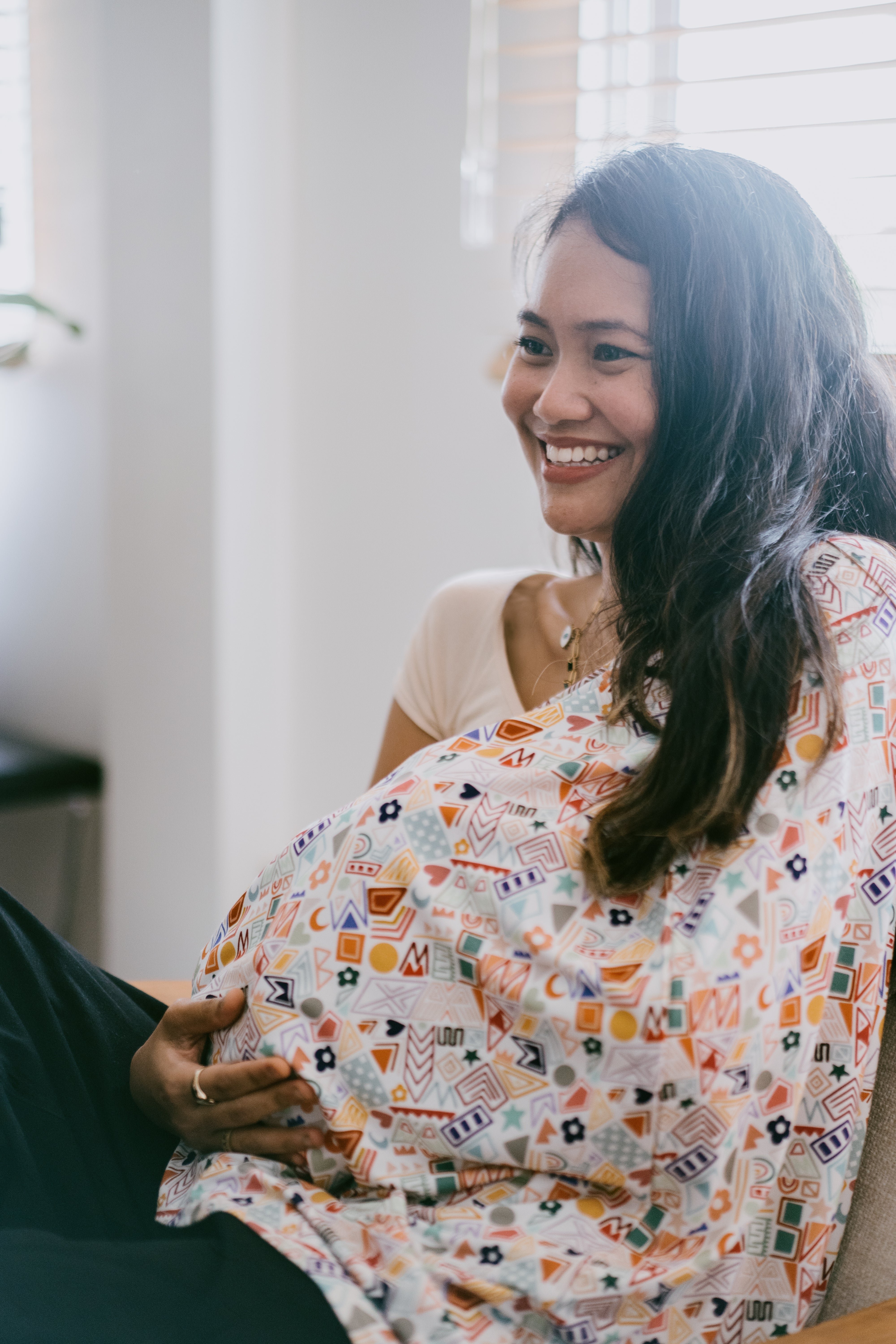 ABSTRACT GEO (Bamboo Multi-Purpose Nursing Cover)