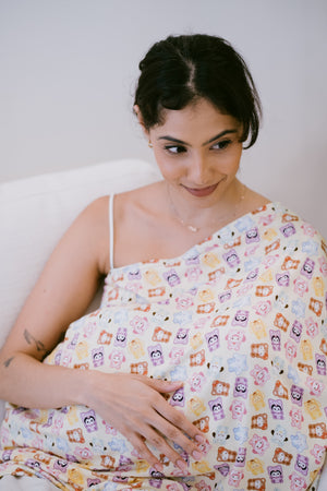 KITTY GUMMY (Bamboo Multi-Purpose Nursing Cover)